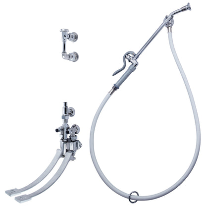 Double Pedal Bedpan Cleanser Mixing Valve - Wall Mount