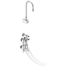 Commercial 54T5324A Double-Pedal Surgeon Scrub-Up Valve With Vandal Resistant Locking Lug, 1.5 gpm Flow Rate, Polished Chrome, Import, Commercial