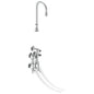 Commercial 54T5334A Double-Pedal Surgeon Scrub-Up Valve With Inlet Stops, 1.5 gpm Flow Rate, Polished Chrome, Import, Commercial