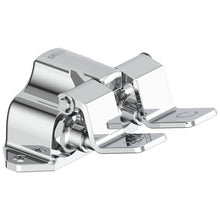 Double Foot Pedal Valve - Polished Chrome - Forged Brass