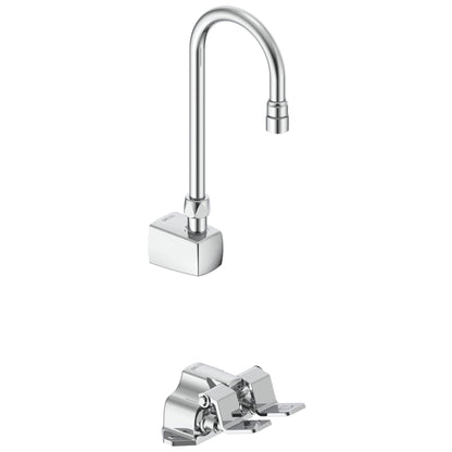 Double-Pedal Surgeon Scrub-Up Valve - Brass