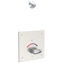 Commercial 860T177 Hardwire Operated Pushbutton Electronic Shower System, 1.5 gpm Shower, Polished Chrome