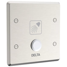 Commercial 861T106 Battery Operated Pushbutton Electronic Shower System, 2.5 gpm Shower, Polished Chrome