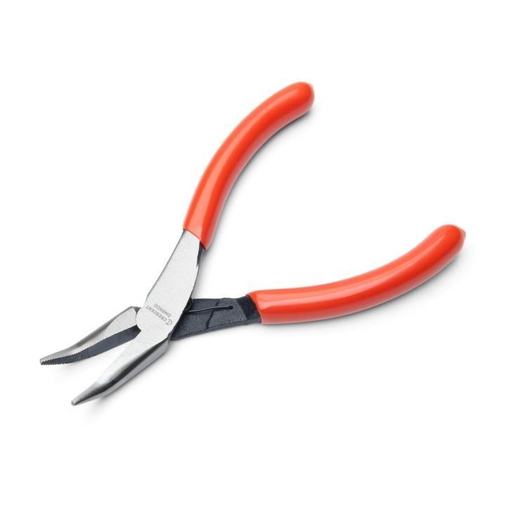 Crescent® 5MBNDG Plier, Serrated Jaw Alloy Steel Jaw, 1.22 in L Jaw x 0.09 in W Jaw, 5 in OAL