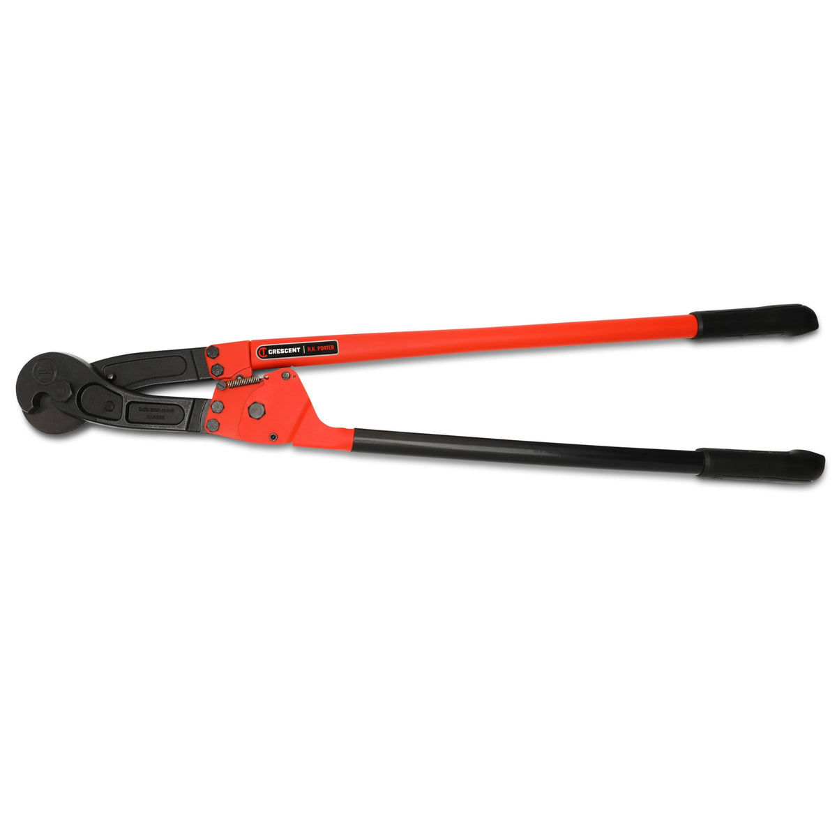 Crescent® 8690TN Ratcheting Cable Cutter, 5/8 in Cable/Wire, 36 in OAL, Notched Cut, Forged Alloy Steel Jaw