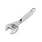 Crescent® ACFR8VS Adjustable Ratcheting Flex Wrench, 1-1/8 in, Polished Chrome, 8 in OAL, Alloy Steel Body, Alloy Steel