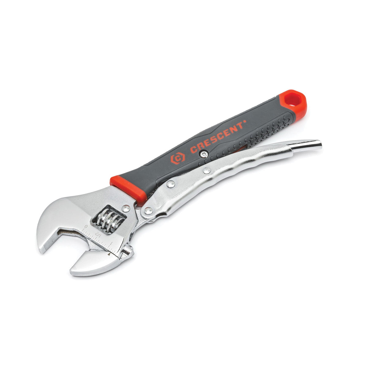 Crescent® ACL10VS Adjustable Locking Wrench, 1 in, Polished Chrome, 10 in OAL, Alloy Steel Body, Alloy Steel