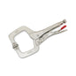 Compound Action Locking C-Clamp with Swivel Pads - 18" L