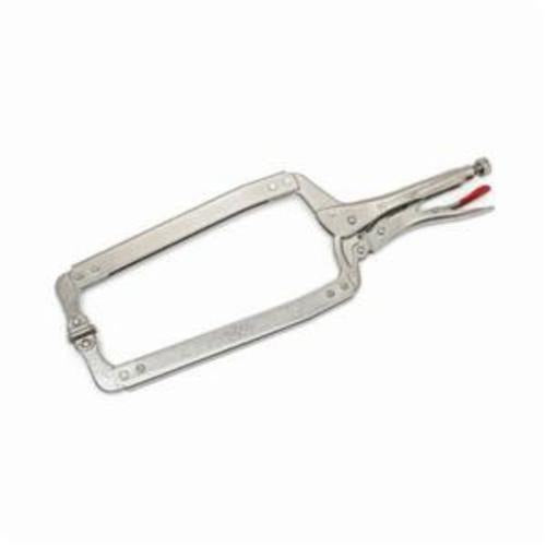 Compound Action Locking C-Clamp with Swivel Pads - 18" L