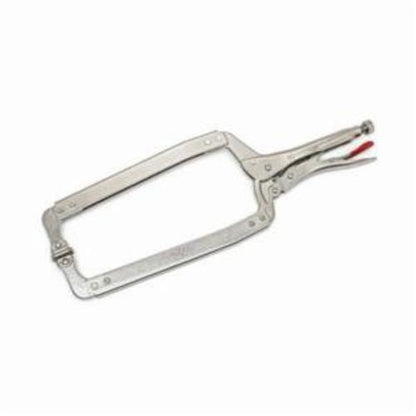 Compound Action Locking C-Clamp with Swivel Pads - 18" L