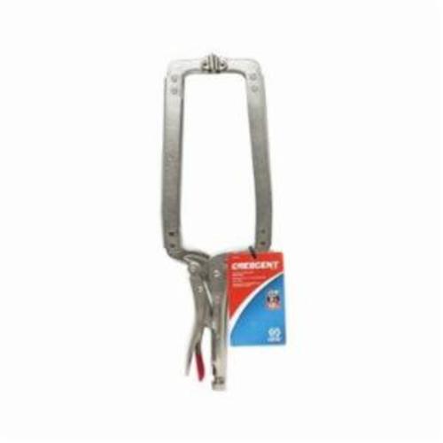 Compound Action Locking C-Clamp with Swivel Pads - 18" L
