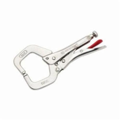 Compound Action Locking C-Clamp with Swivel Pads - 6" L