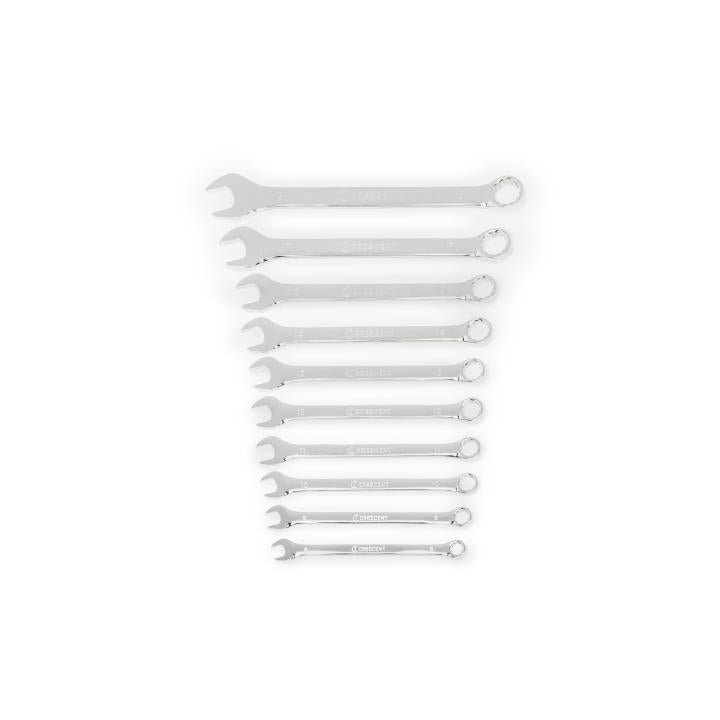 Combination Wrench Set - 10 Pieces - 8 to 19 mm