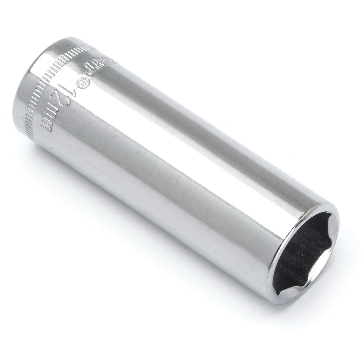 Crescent® CDDS19N Socket, Shoulder Style, 1/4 in Hex Drive, 12 mm Deep Socket, 6 Points