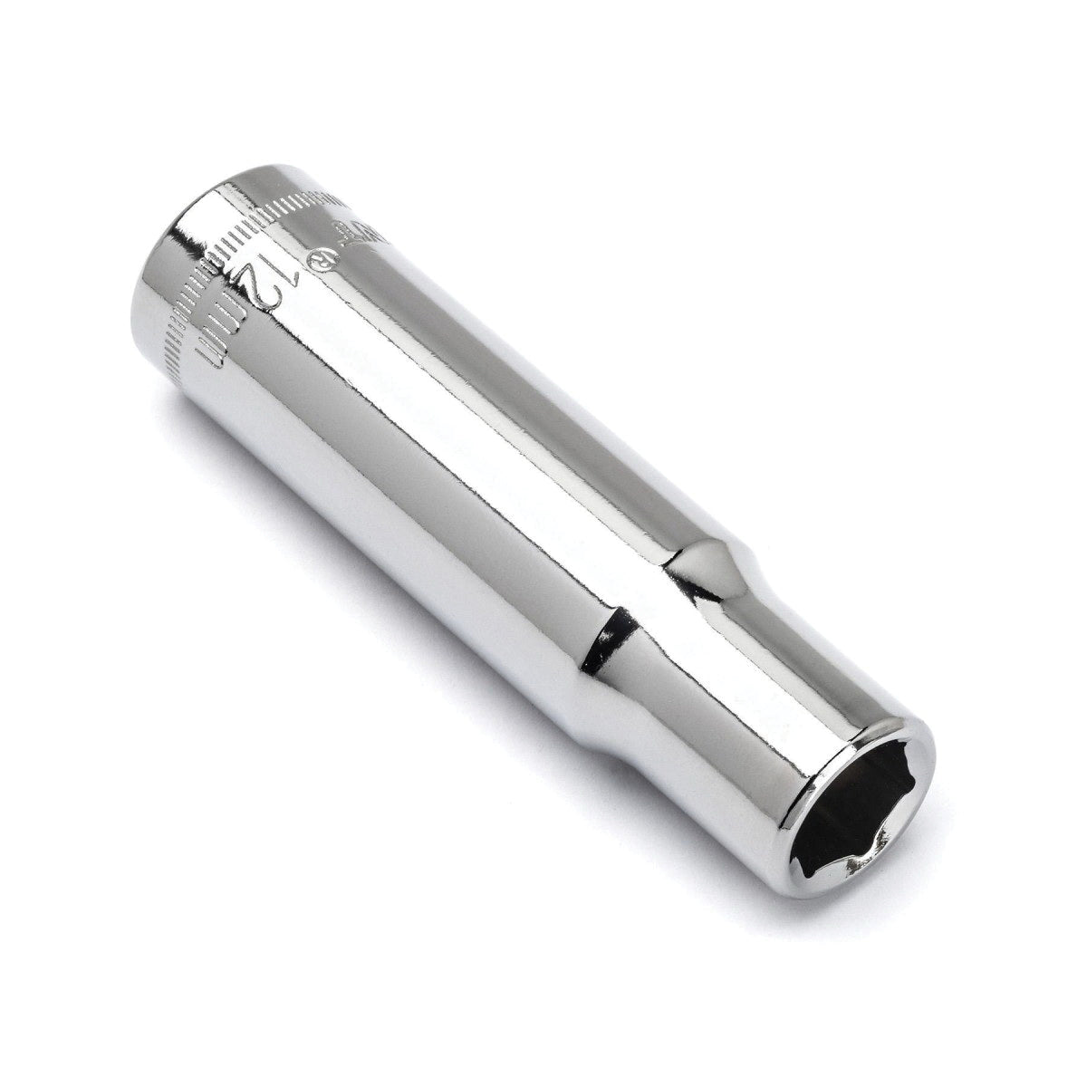 Crescent® CDDS71N Socket, Shoulder Style, 1/2 in Hex Drive, 12 mm Deep Socket, 6 Points
