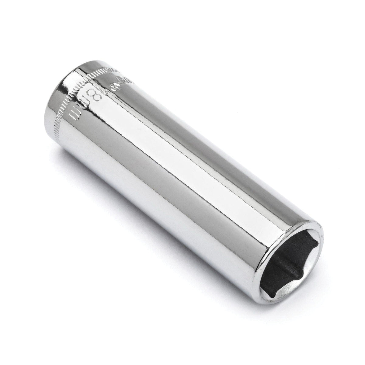 Crescent® CDDS77N Socket, Shoulder Style, 1/2 in Hex Drive, 18 mm Deep Socket, 6 Points