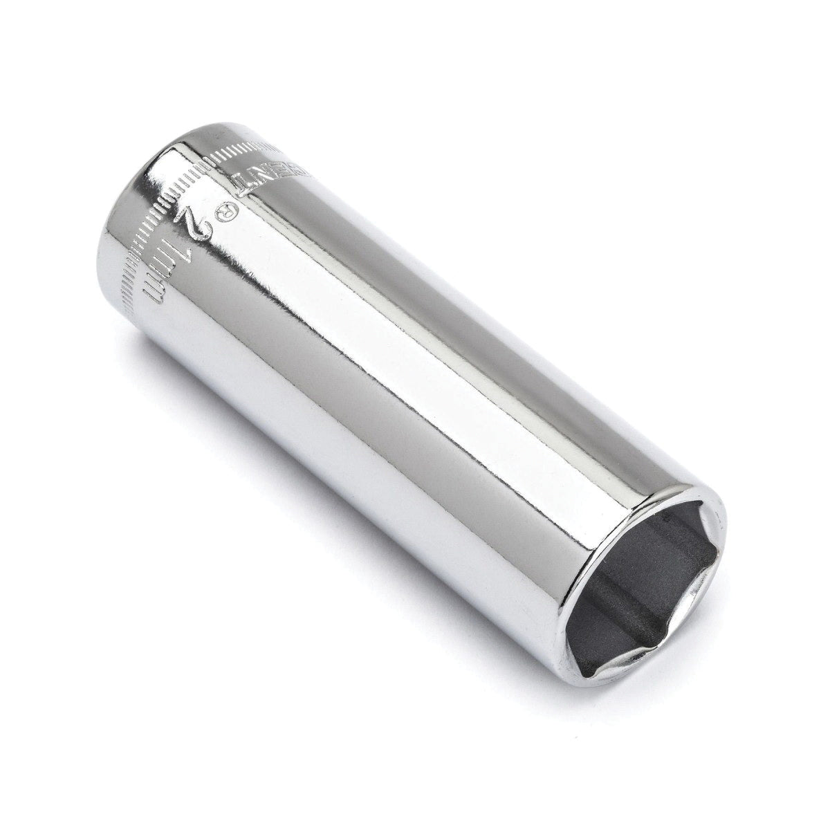 Crescent® CDDS80N Socket, Shoulder Style, 1/2 in Hex Drive, 21 mm Deep Socket, 6 Points
