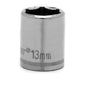 Crescent® CDS12N Socket, Shoulder Style, 1/4 in Hex Drive, 5 mm Standard Socket, 6 Points