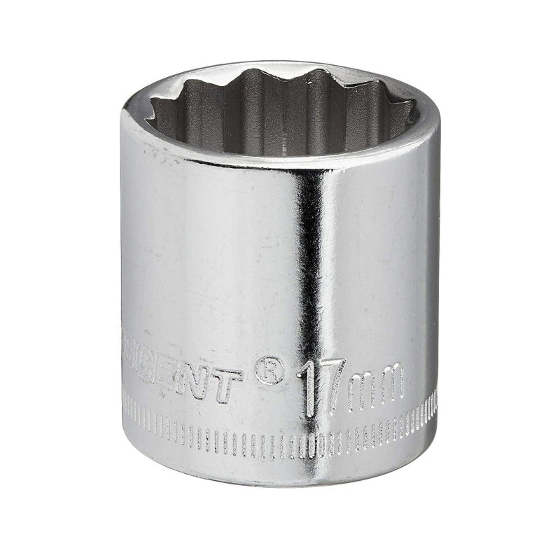Socket - 3/8" Hex Drive - 17 mm Standard Socket