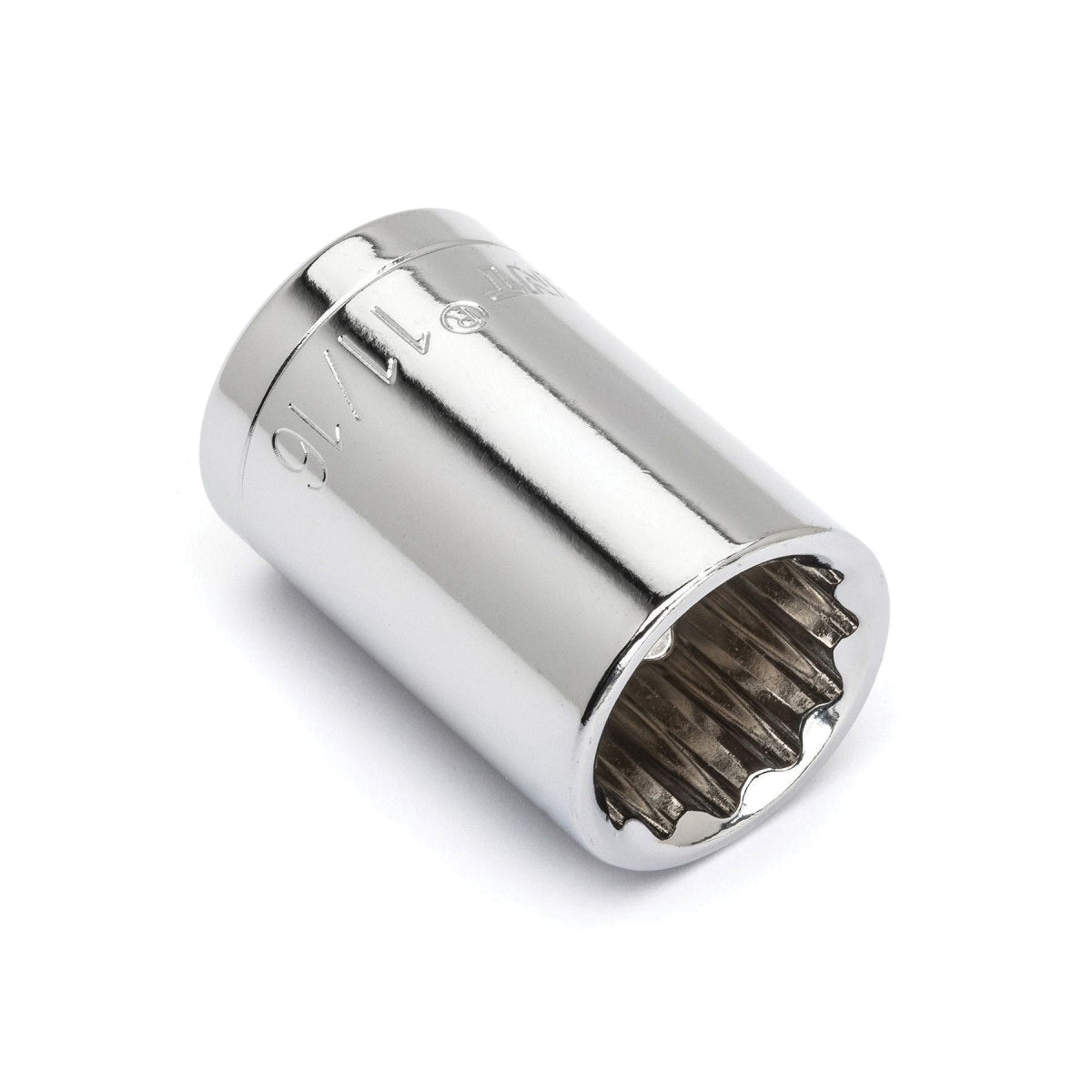 Crescent® CDS57N Socket, Shoulder Style, 1/2 in Hex Drive, 11/16 in Standard Socket, 12 Points