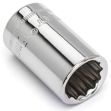 Crescent® CDS75N Socket, Standard Style, 1/2 in Hex Drive, 15 mm Standard Socket, 12 Points