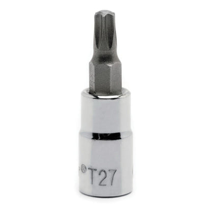 Standard Length Socket Bit - 1/4" Torx Drive - T27