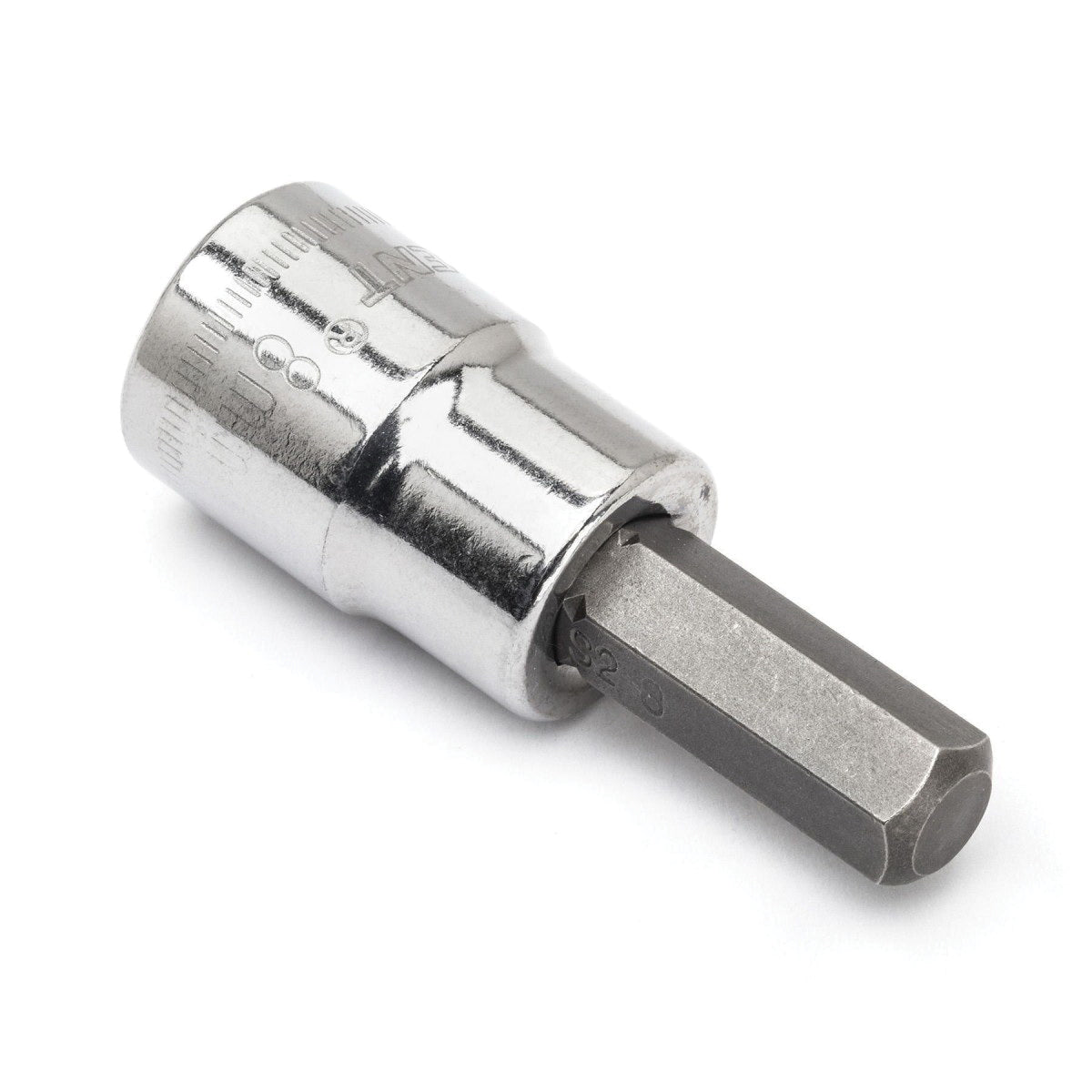 Standard Length Socket Bit - 3/8" Hex Drive - 8 mm
