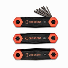 Folding Standard Length Key Set - 3 Pieces - Alloy Steel