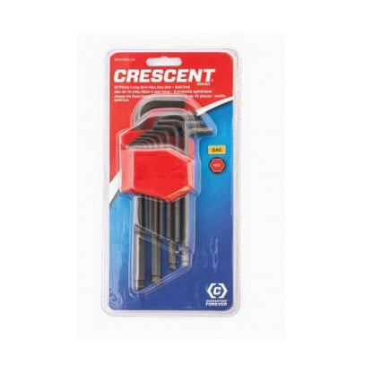 Ball End Imperial Long Arm Hex Key Set - Alloy Steel