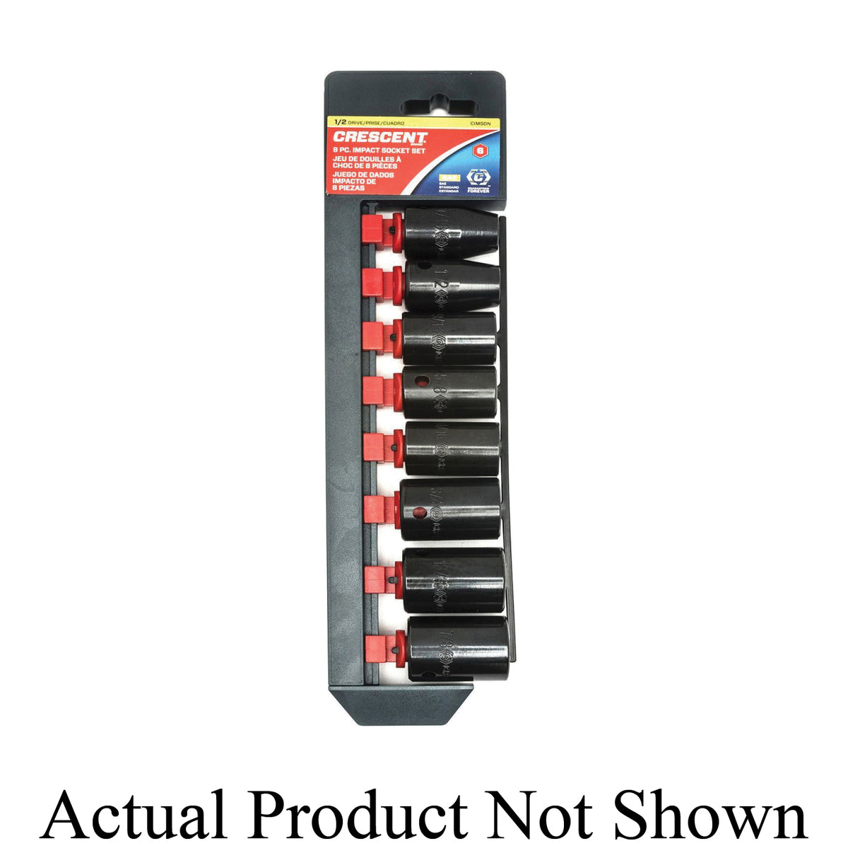 Socket Set - 1/2" Drive - 8 Pieces