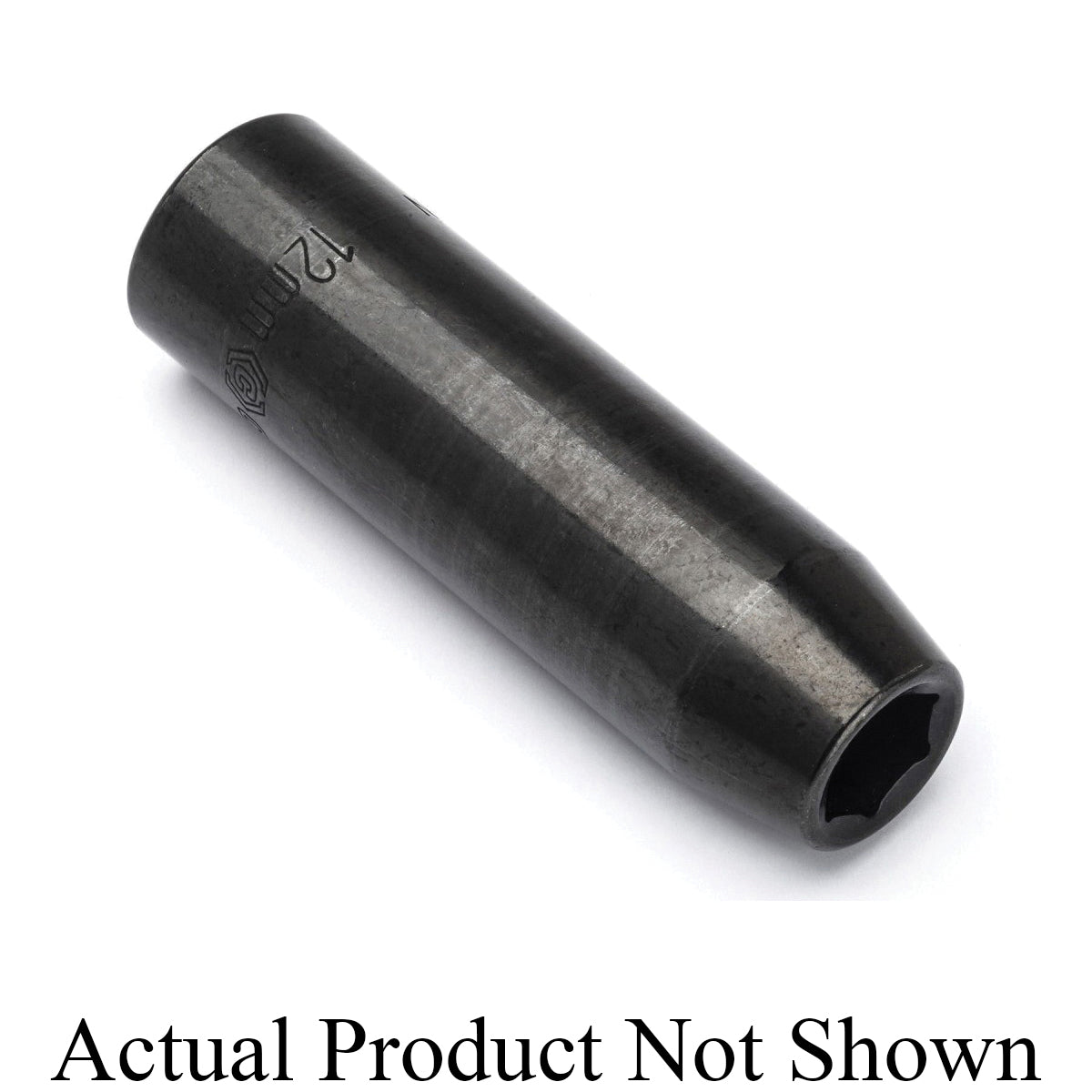 Crescent® CIMS28N Socket, 1/2 in Hex Drive, 12 mm Deep Socket, 6 Points