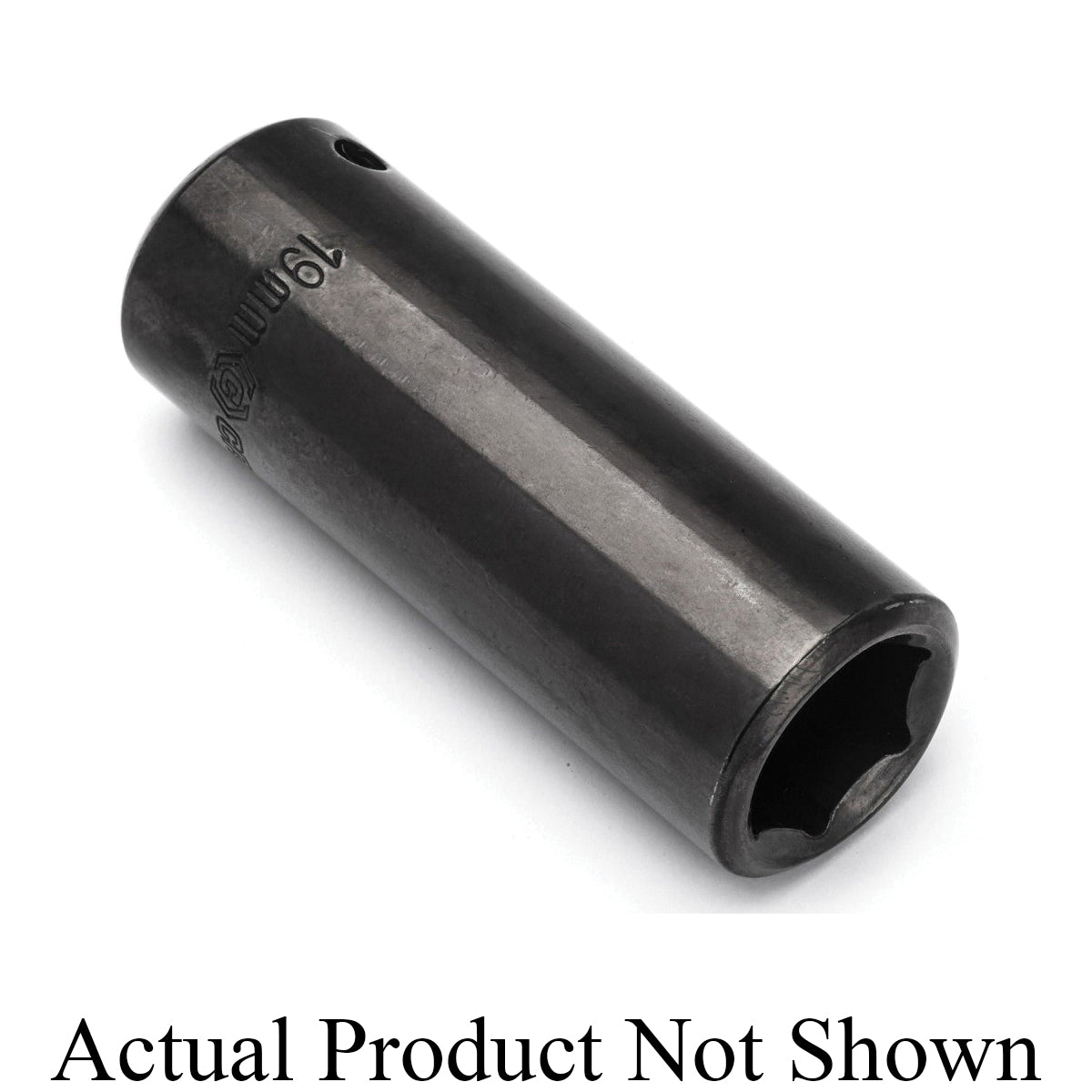 Crescent® CIMS34N Socket, Standard Style, 1/2 in Hex Drive, 19 mm Deep Socket, 6 Points