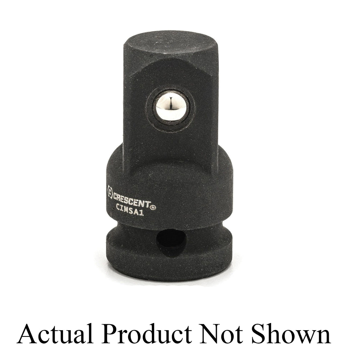 Crescent® CIMSA1N Standard Socket Adapter, Black Phosphate, 3/4 in Male Drive, 1/2 in Female Drive, Female x Male Adapter, ASME B107.33M, Crestoloy® Alloy Steel