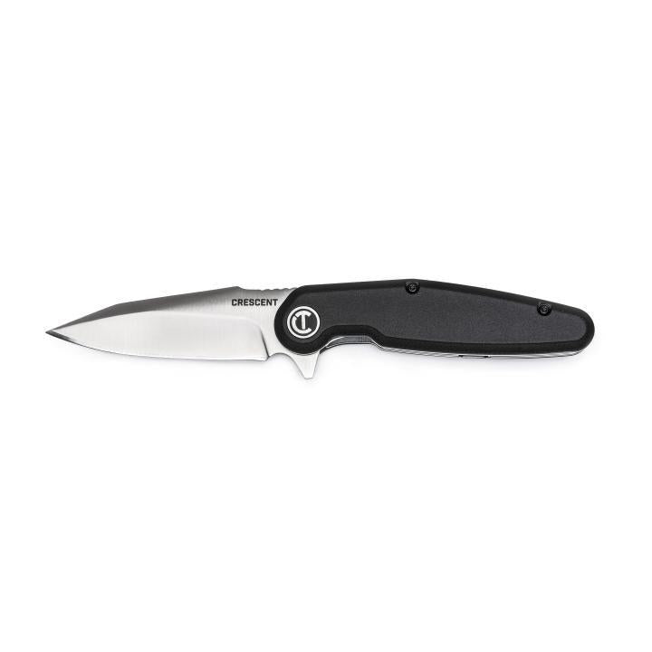 Crescent® CPK350C Pocket Knife, Steel Blade, 3.5 in L Blade, Ball Bearing Assist Opening
