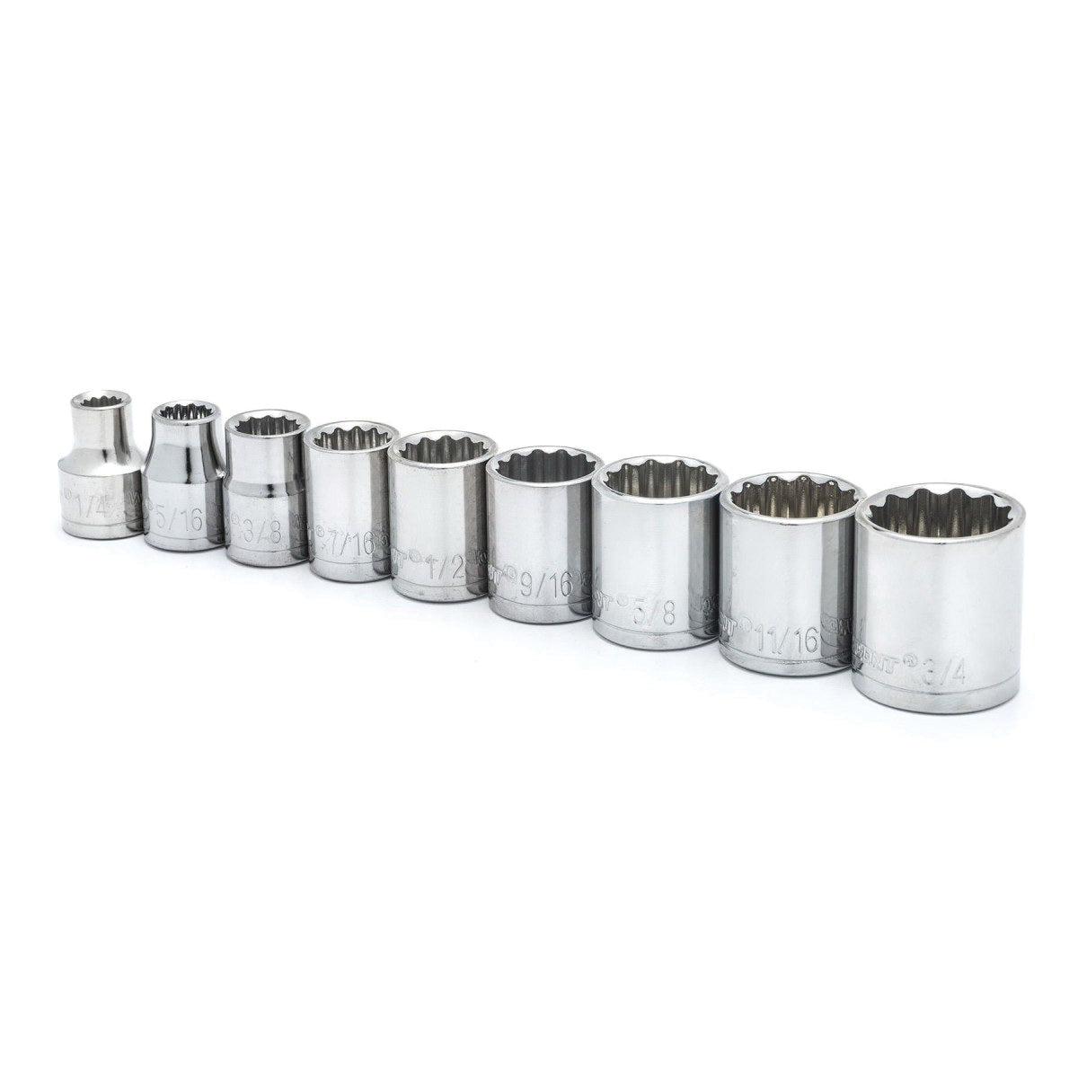 Socket Set - 9 Pieces - Crestoloy Alloy Steel