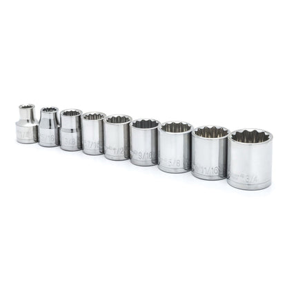 Socket Set - 9 Pieces - Crestoloy Alloy Steel
