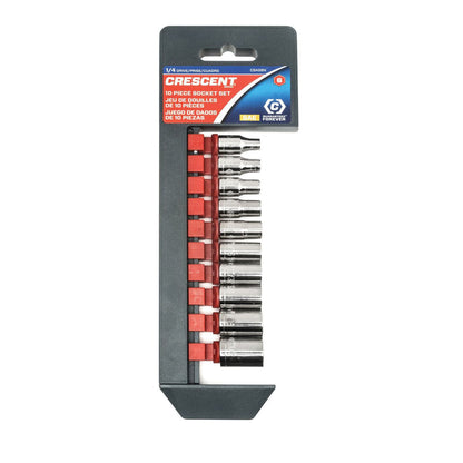 Socket Set - 10 Pieces - Crestoloy Alloy Steel