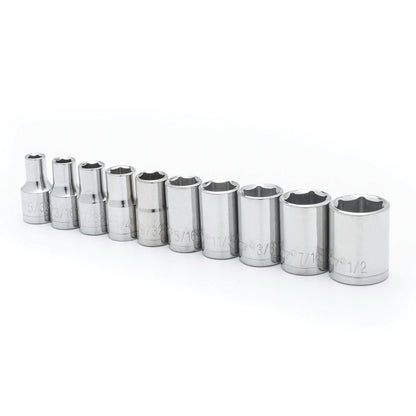 Socket Set - 10 Pieces - Crestoloy Alloy Steel