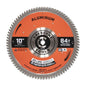 Crescent® CSBAM-1084 Medium Circular Saw Blade, 10 in Dia, 5/8 in Arbor, Aluminum Blade, 84 Teeth