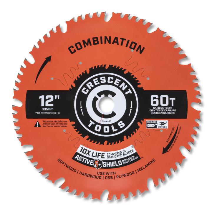 Combination Circular Saw Blade - 12" Dia