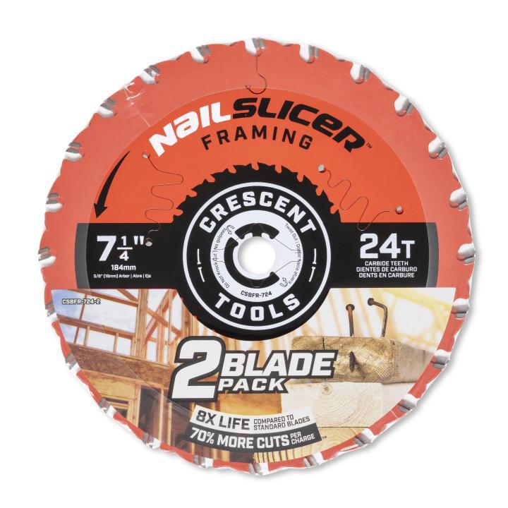 Nailslicer - Framing Circular Saw Blade - 7-1/4" Dia