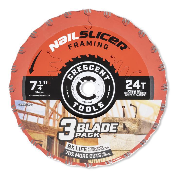 Nailslicer - Framing Circular Saw Blade - 7-1/4" Dia