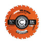 Crescent® CSBFR-724 NailSlicer Framing Circular Saw Blade, 7-1/4 in Dia, 5/8 in Arbor, 24 Teeth