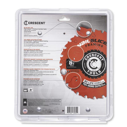 Nailslicer - Framing Circular Saw Blade - 8-1/4" Dia