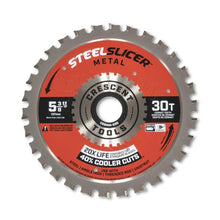 Crescent® CSBMM-530 SteelSlicer Medium Metal Circular Saw Blade, 5-3/8 in Dia, 3/4 in Arbor, Steel Blade, 30 Teeth