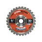 Crescent® CSBMM-5530 SteelSlicer Medium Metal Circular Saw Blade, 5-1/2 in Dia, 3/4 in Arbor, Steel Blade, 30 Teeth