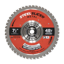 Crescent® CSBMM-748 SteelSlicer Medium Metal Circular Saw Blade, 7-1/4 in Dia, 5/8 in Arbor, Steel Blade, 48 Teeth