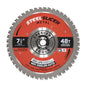 Steelslicer - Medium Metal Circular Saw Blade - 7-1/4" Dia