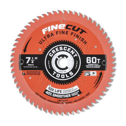 Finecut - Ultra Finishing Circular Saw Blade - 7-1/4" Dia