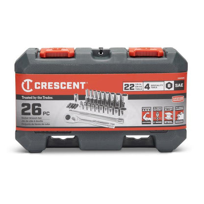 Mechanics Tool Set - 1/4" Drive - 27 Pieces